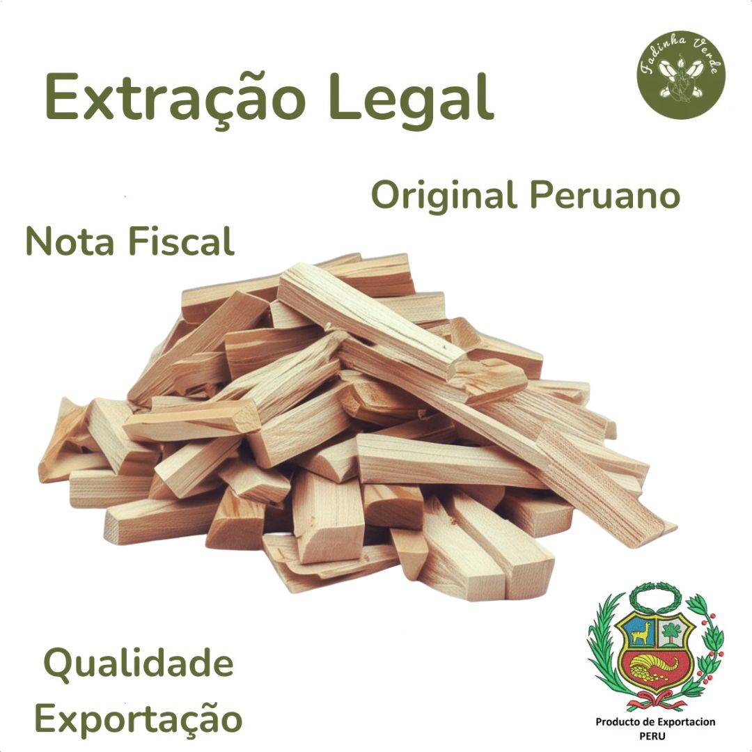 Palo Santo Incenso Natural - Original do Peru - Certificado